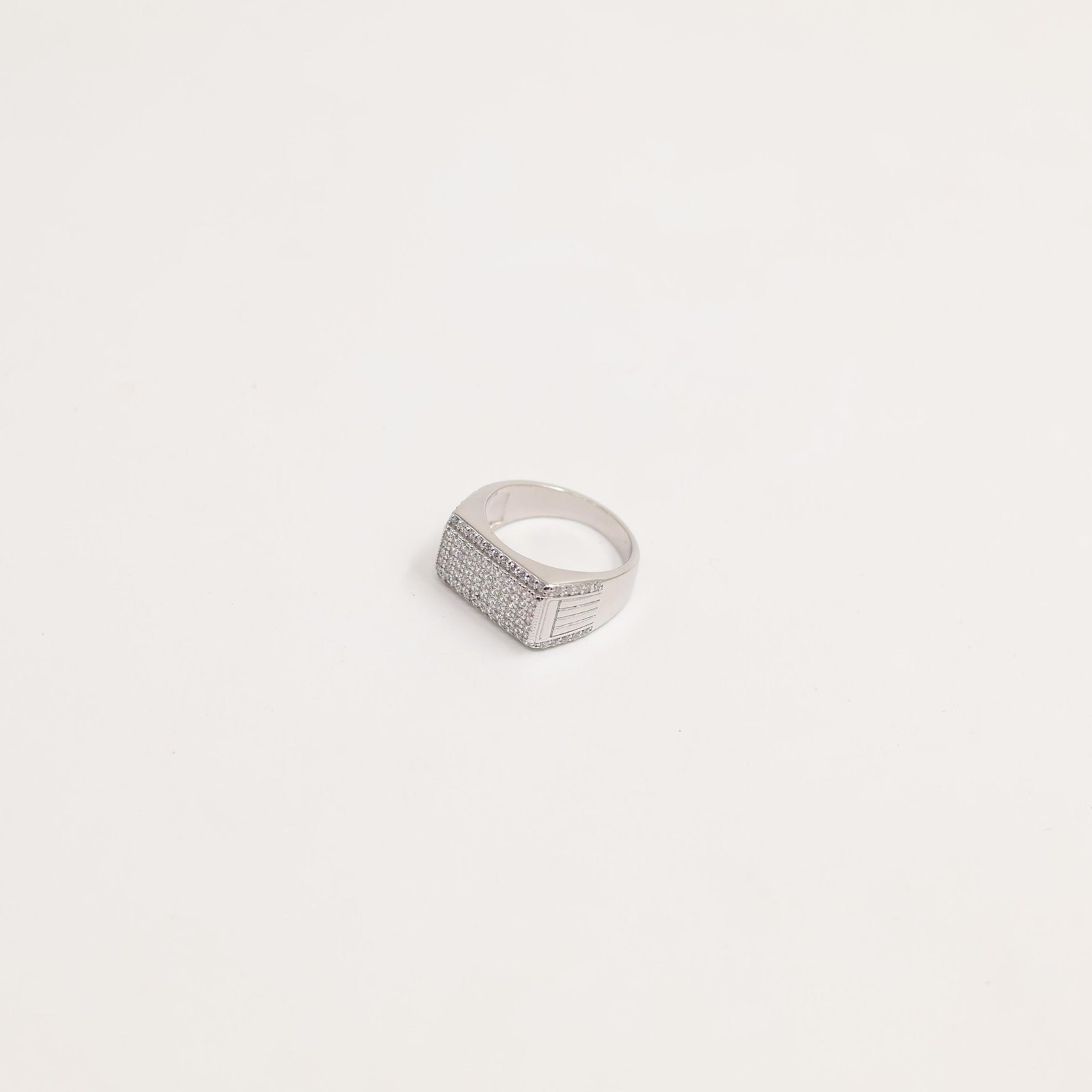 Silver Cathedral Solitaire Ring