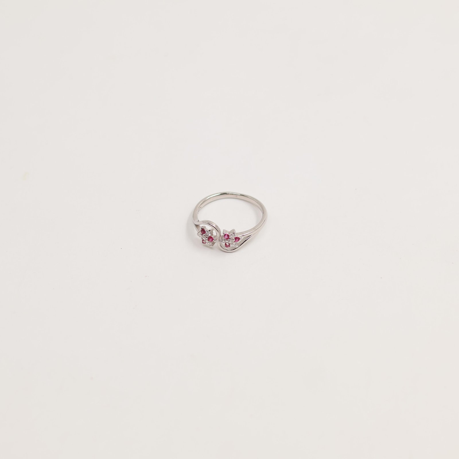 Silver Minimalist Bar Midi Ring