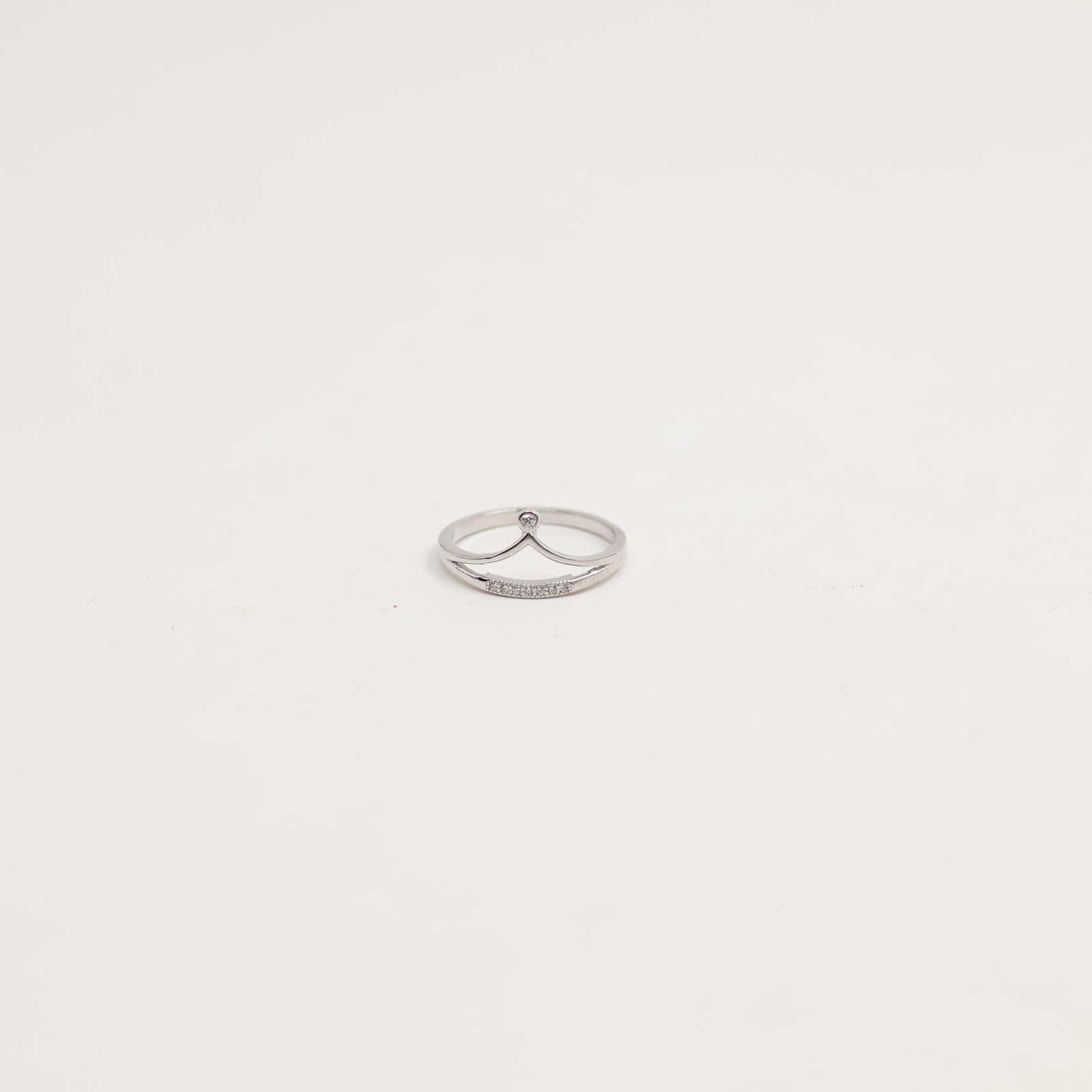 Silver Art Deco Filigree Statement Ring