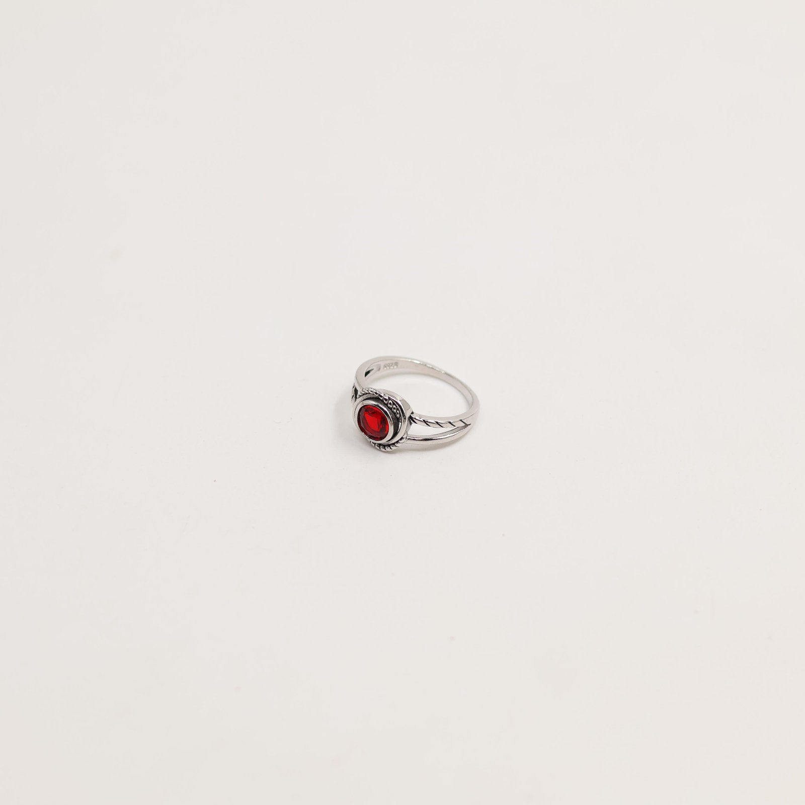 Silver Bold Signet Engraved Ring