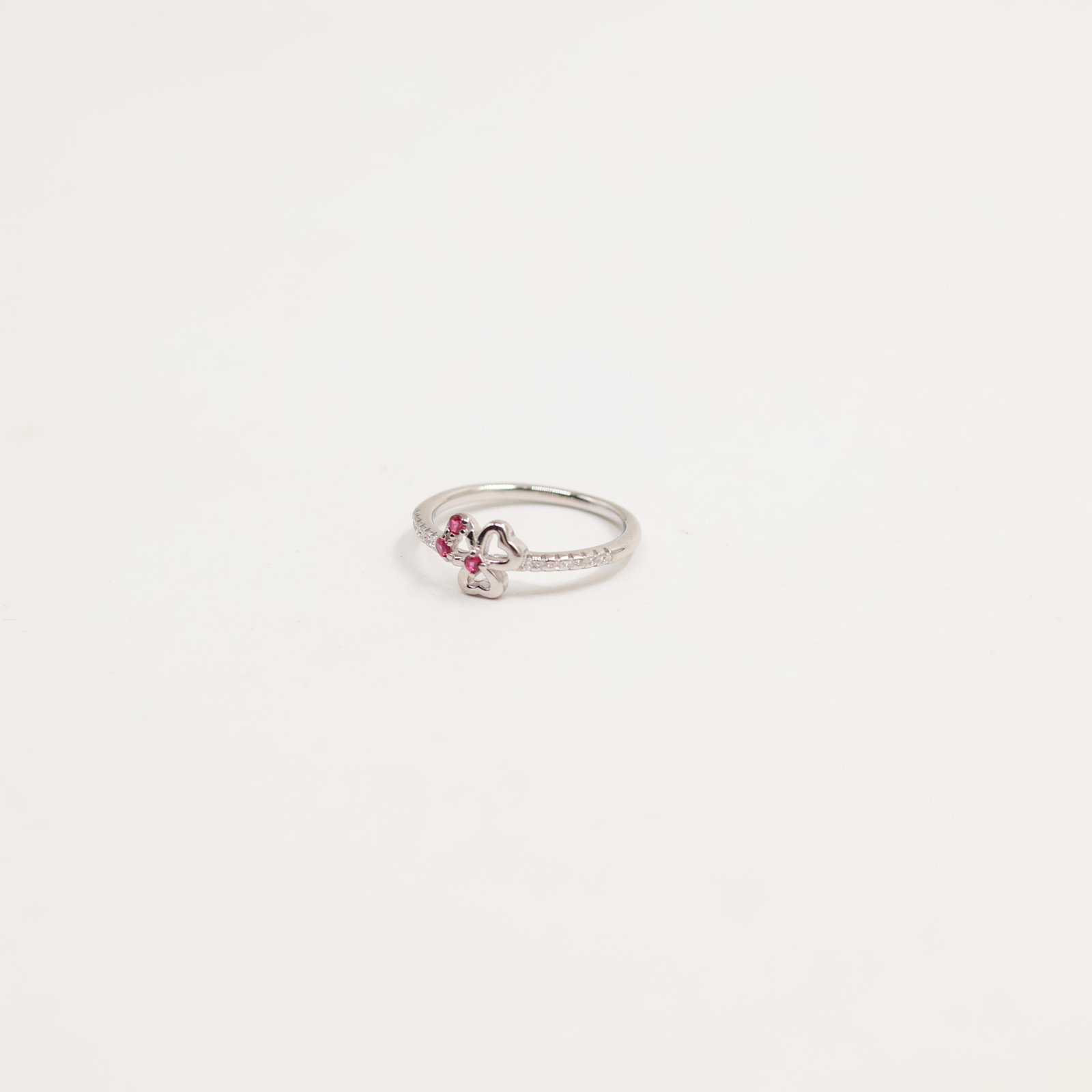 Silver Shooting Star Crystal Ring
