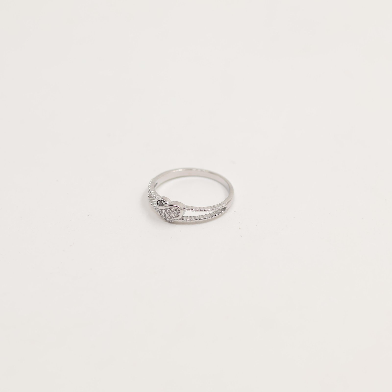 Silver Crown Tiara Crystal Ring