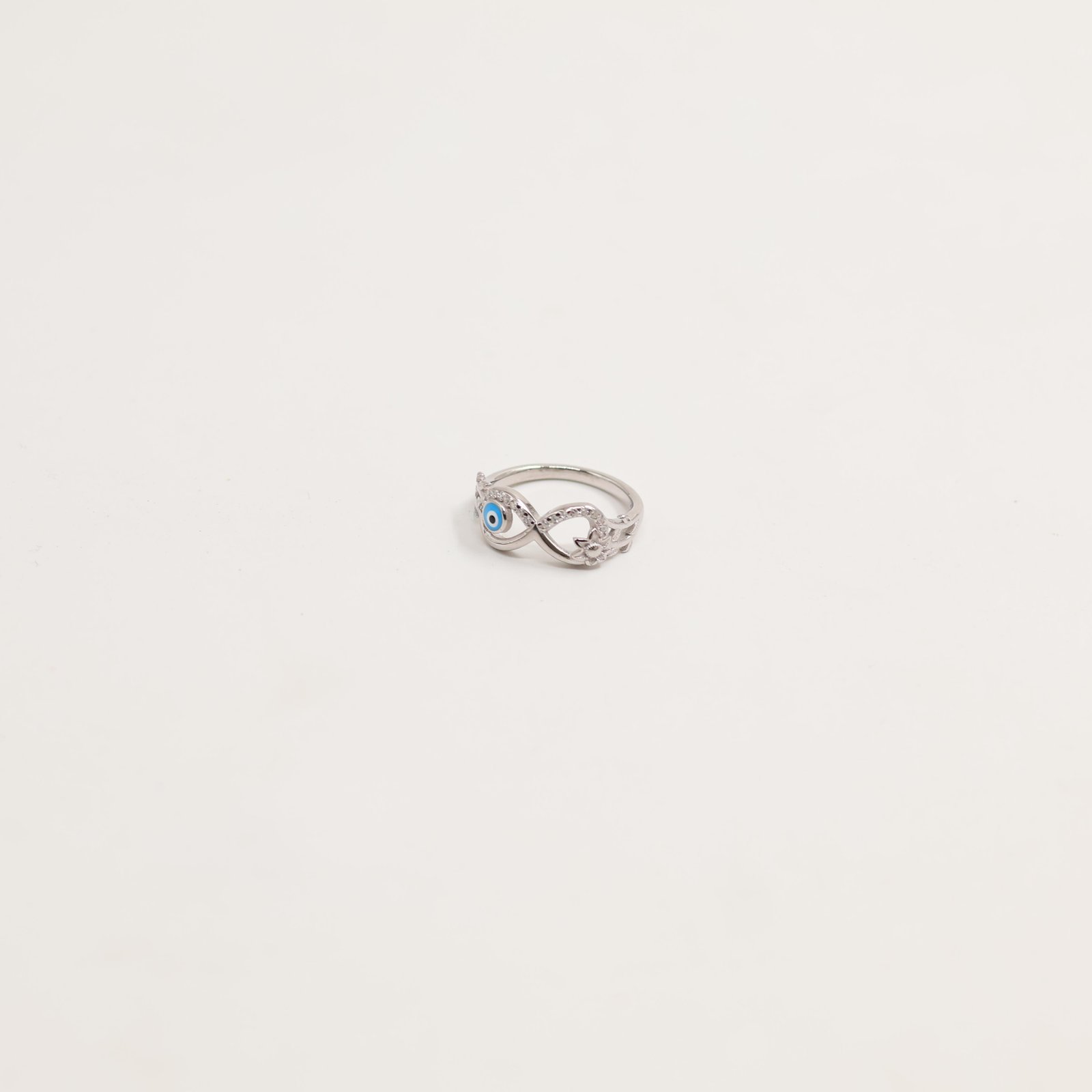 Silver Oval Cabochon Bezel Set Ring
