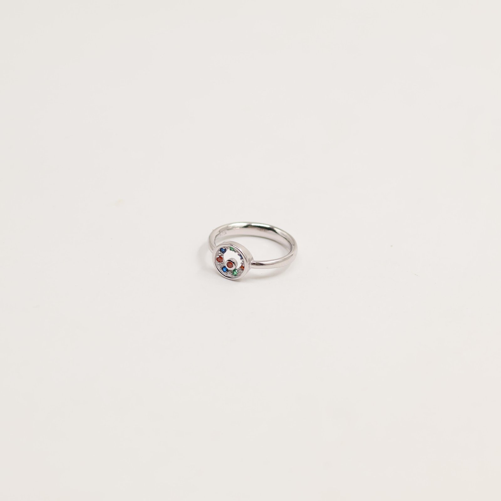 Silver Tapered Baguette Band Ring