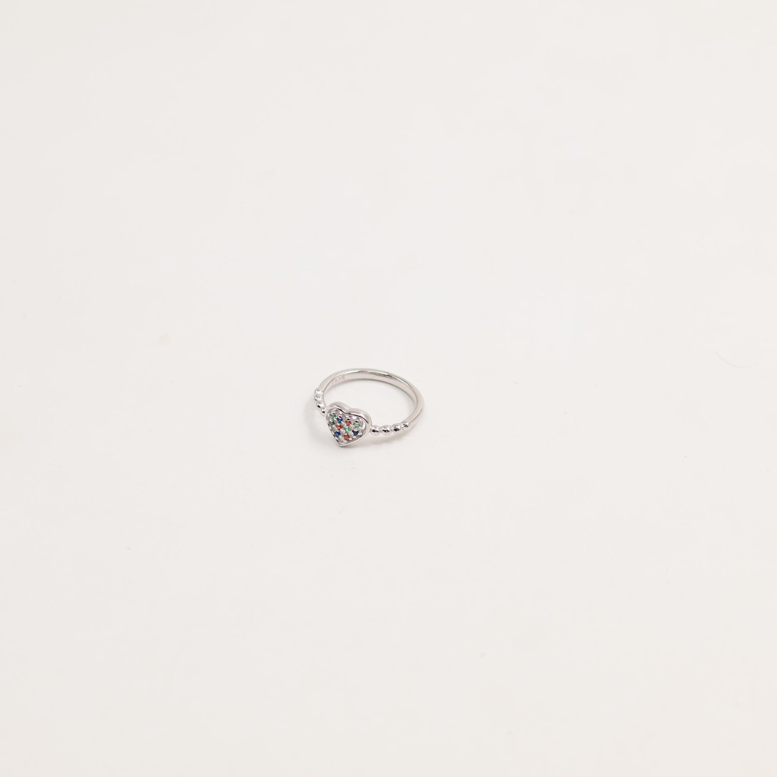 Silver Cathedral Bypass Solitaire Ring