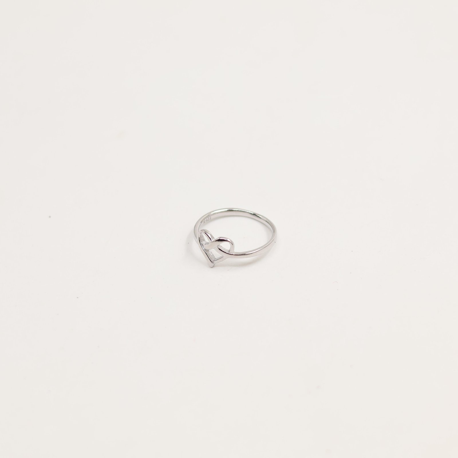 Silver Three Stone Trinity Ring