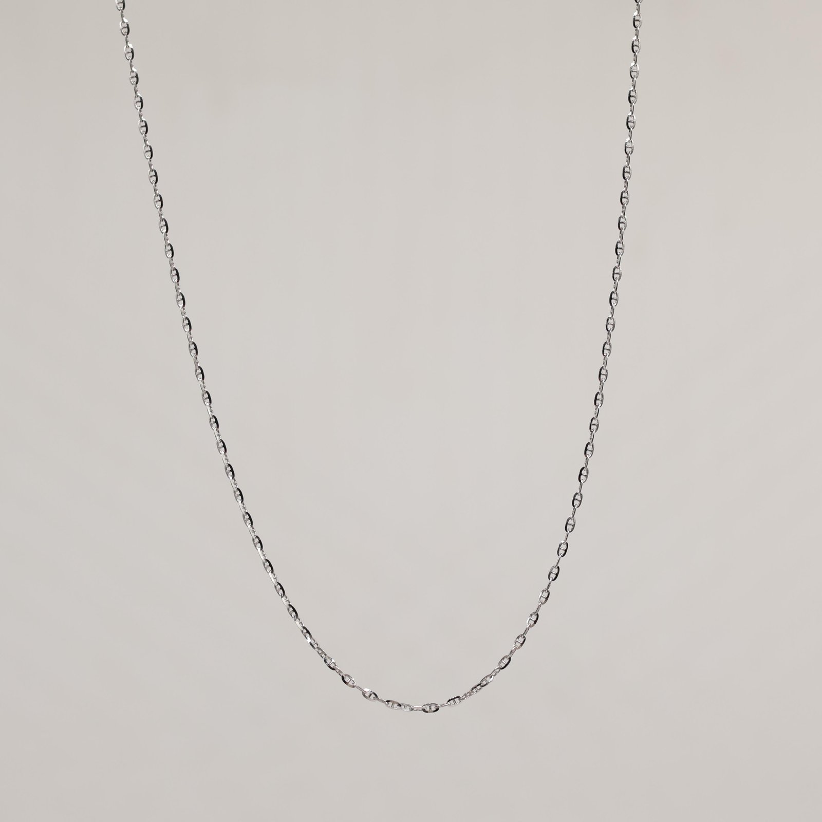 Silver Mariner Link Chain Necklace