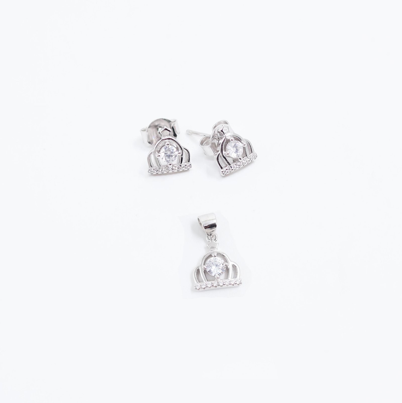 Royal Crown Crystal Jewelry Set