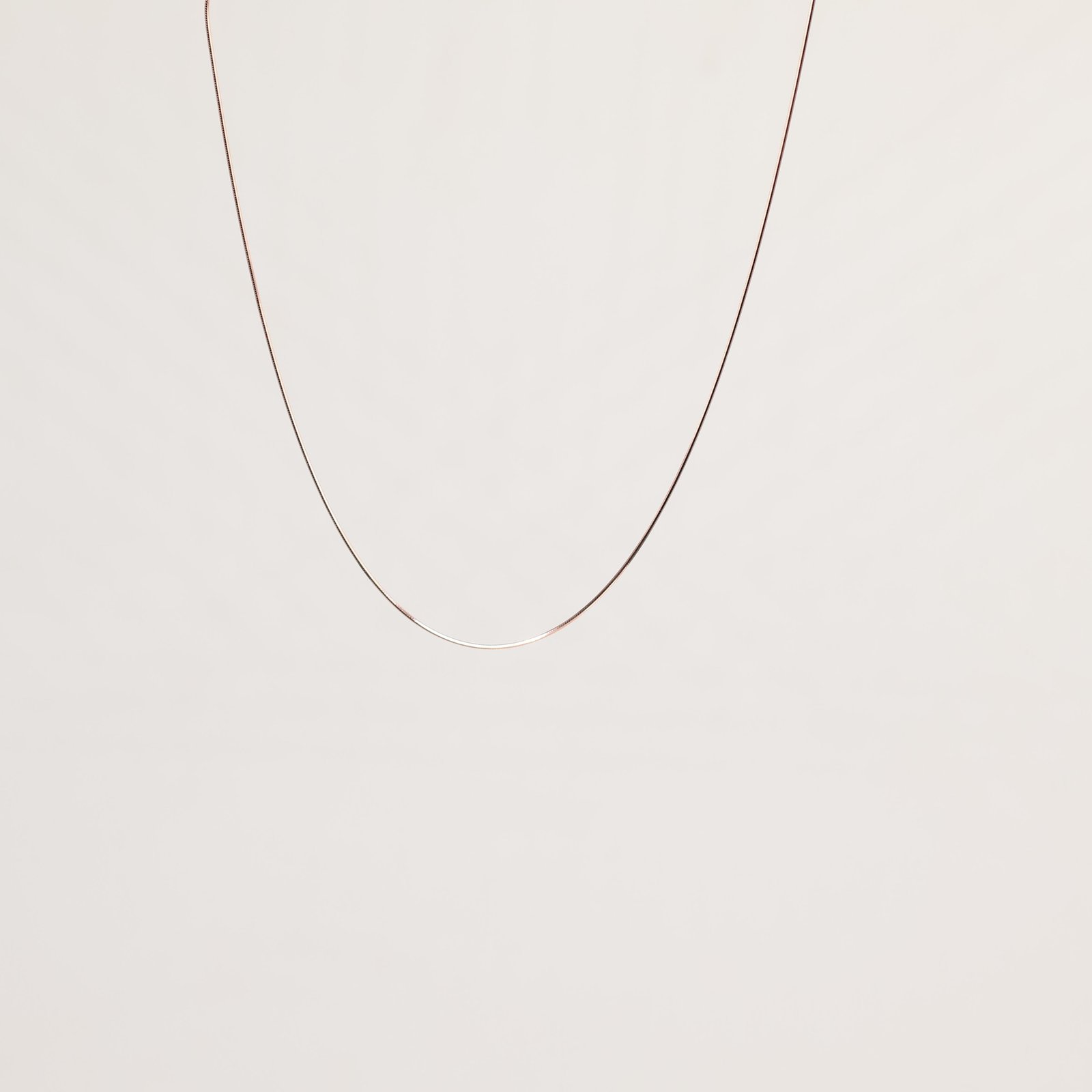 Rose Gold Delicate Fine Chain Necklace