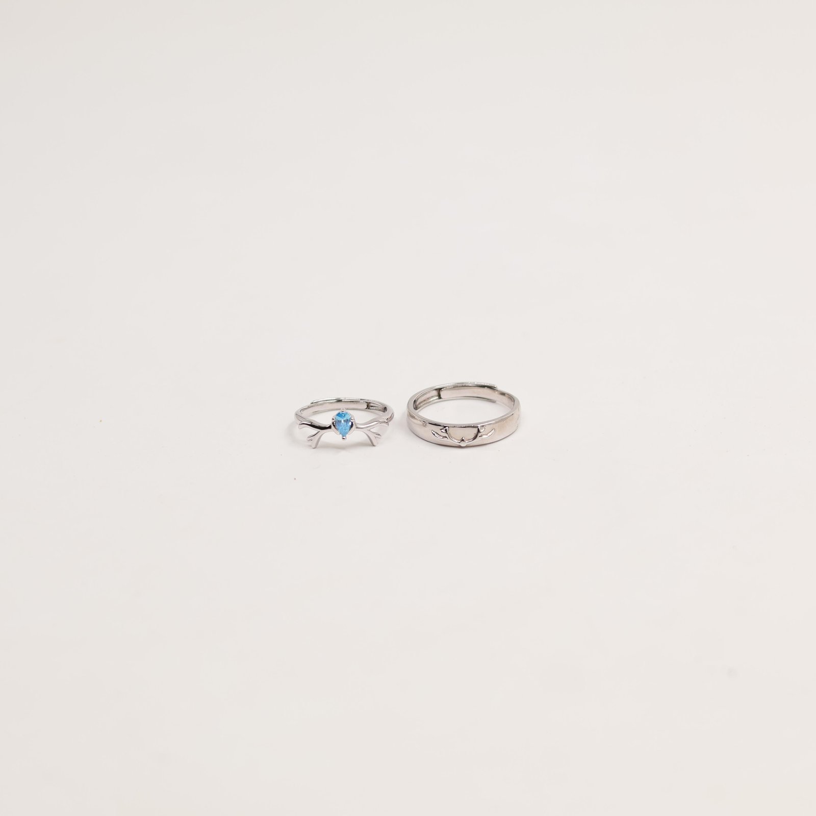 Silver Multi-Stone Row Band Ring